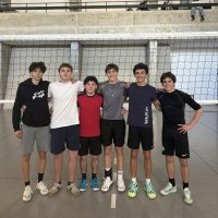 Equipa vencedora do voleibol do secundário